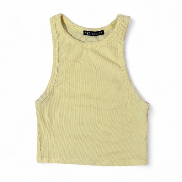Zara Ribbed Crop Tank - Picture 1 of 3